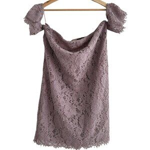 Dynamite Lavender Lace Mini Dress